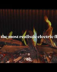 Video of Holographic fireplace