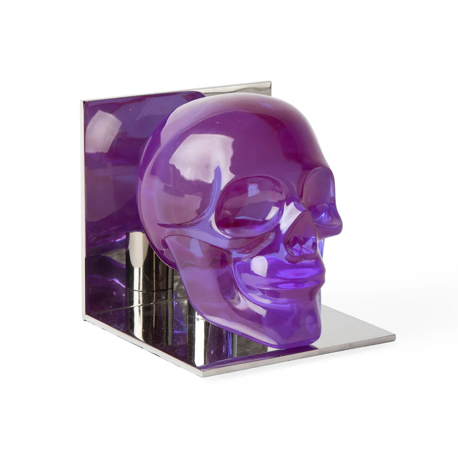 JA Skull Bookends