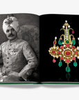 A Maharaj with turban jewel. Beyond Extravagance coffee table book by Assouline, featuring the Al Thani Collection of Indian royal jewels and artefacts, spanning 400 years of history.